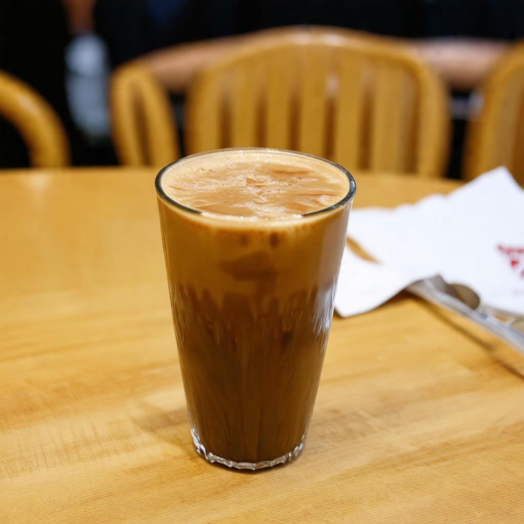 Ly ca phe sua da ngon tai Cafe Hoa Nang Tan Binh
